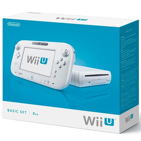 Wii U Console, 8GB Basic Pack White, Boxed